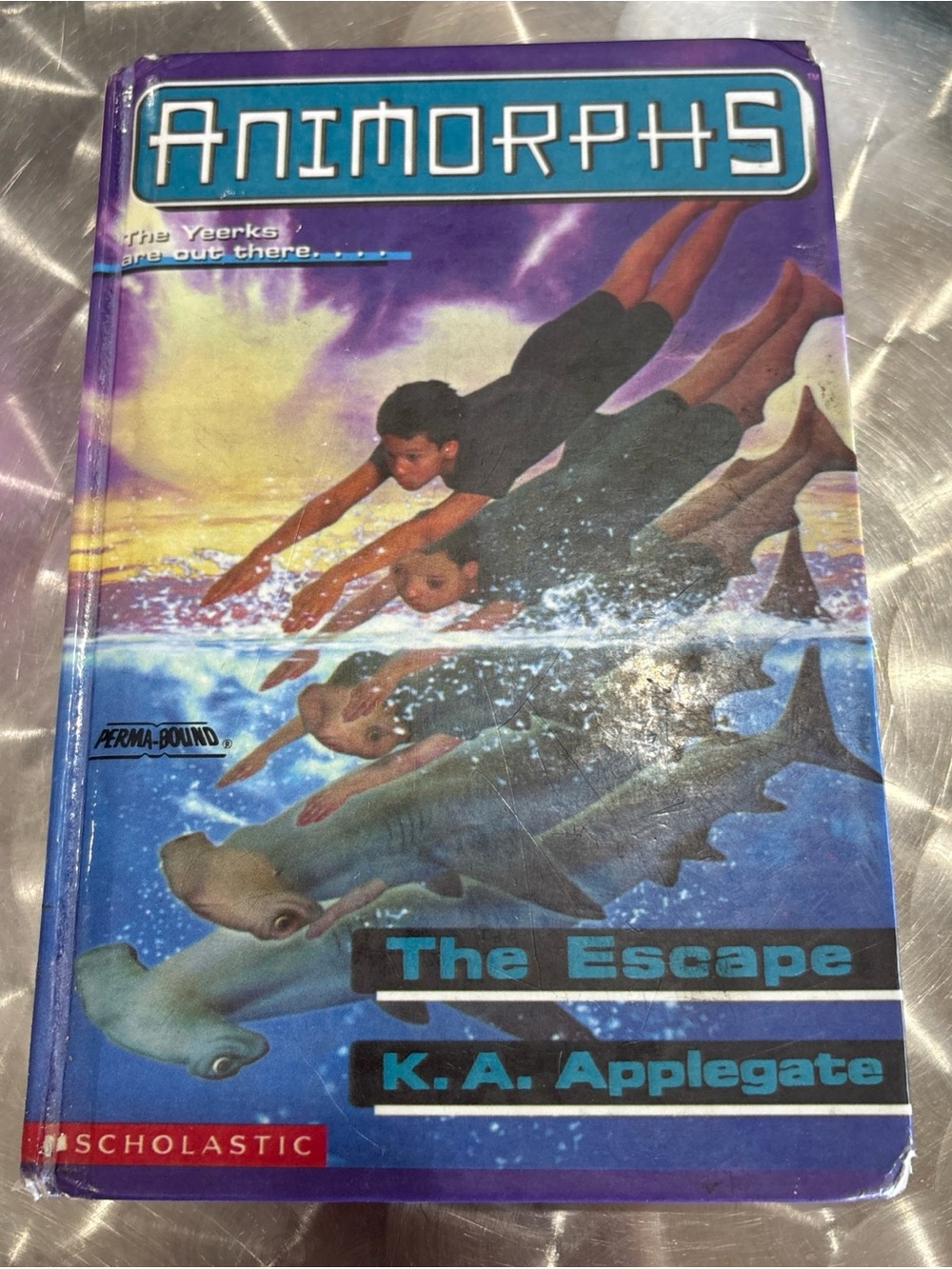 Animorphs HARDCOVER Book #15 The Escape By K.A. Applegate Scholastic Y2K Vtg
